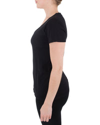 Velvet by Graham & Spencer Lilith V Tee in Black