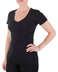 Velvet by Graham & Spencer Lilith V Tee in Black