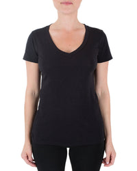Velvet by Graham & Spencer Lilith V Tee in Black