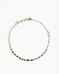 Chan Luu Daphne Beaded Necklace in Turquoise Mix