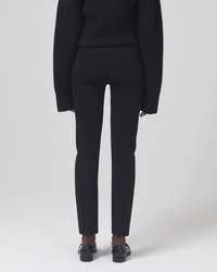 Citizens of Humanity Skyla Mid Rise Slim in Plush Black