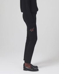 Citizens of Humanity Skyla Mid Rise Slim in Plush Black
