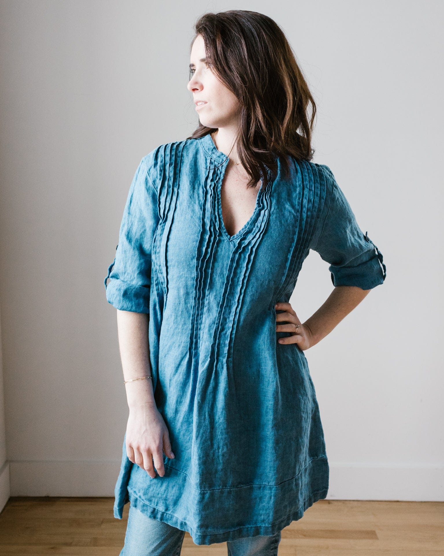 CP Shades Regina in Bleach Indigo Twill