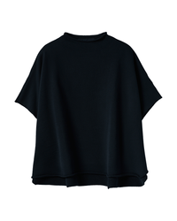 Frank & Eileen Clothing British Royal Navy / O/S Audrey Funnel Neck Capelet in British Royal Navy