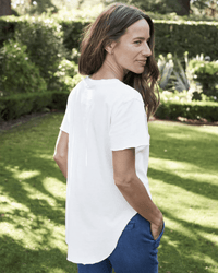 Frank & Eileen Theo Tee in White