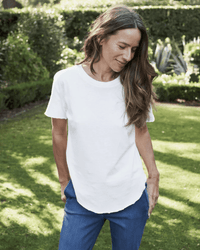 Frank & Eileen Theo Tee in White