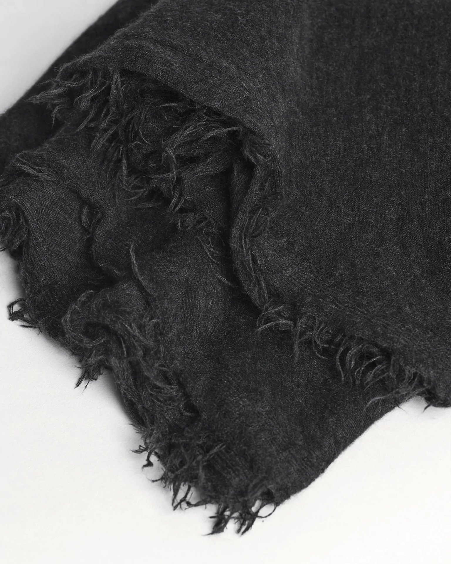 Grisal Accessories Charcoal Love Cashmere Scarf in Charcoal