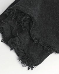 Grisal Accessories Charcoal Love Cashmere Scarf in Charcoal