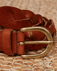Hartford Arthur Leather Belt in Brown