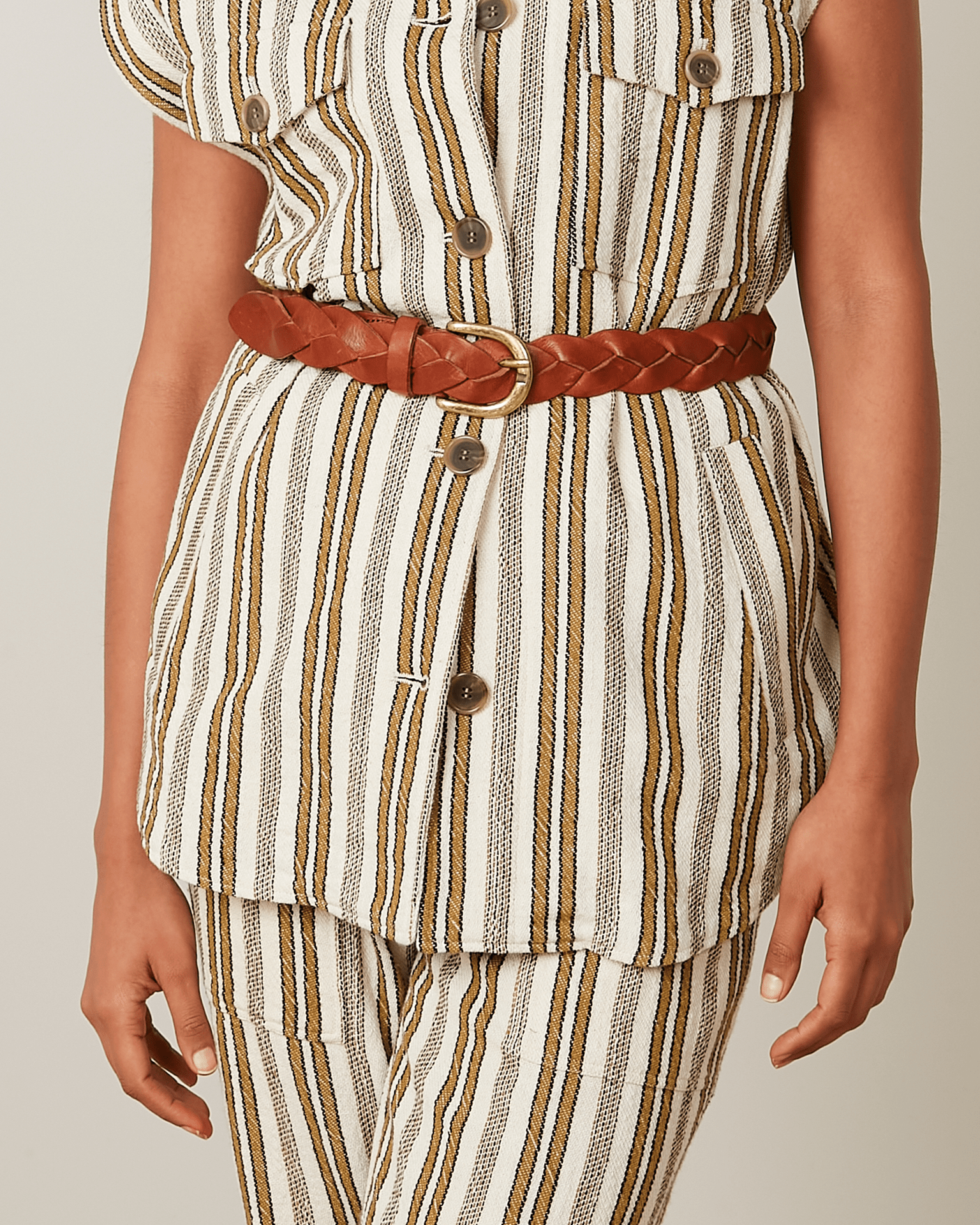 Hartford Arthur Leather Belt in Brown