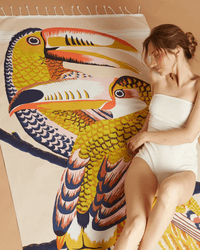 Fouta 100 Toucan in Nude - Bliss Boutiques