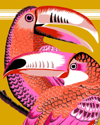 Inoui Editions Fouta 100 Toucan in Yellow