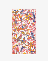 Scarf 100 Cerise in White - Bliss Boutiques