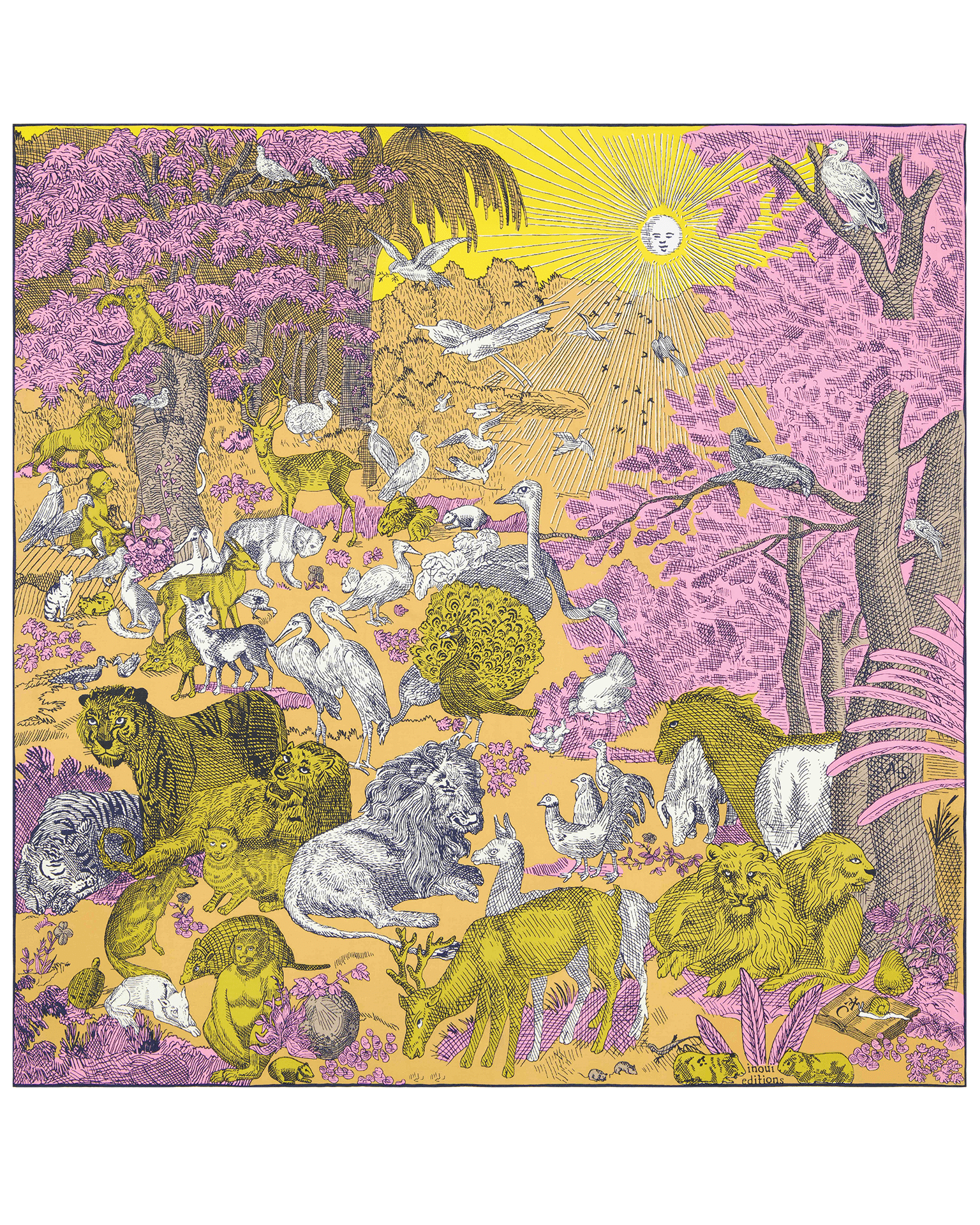 Inoui Editions Accessories Yellow Square 100 C/S Reverie in Yellow