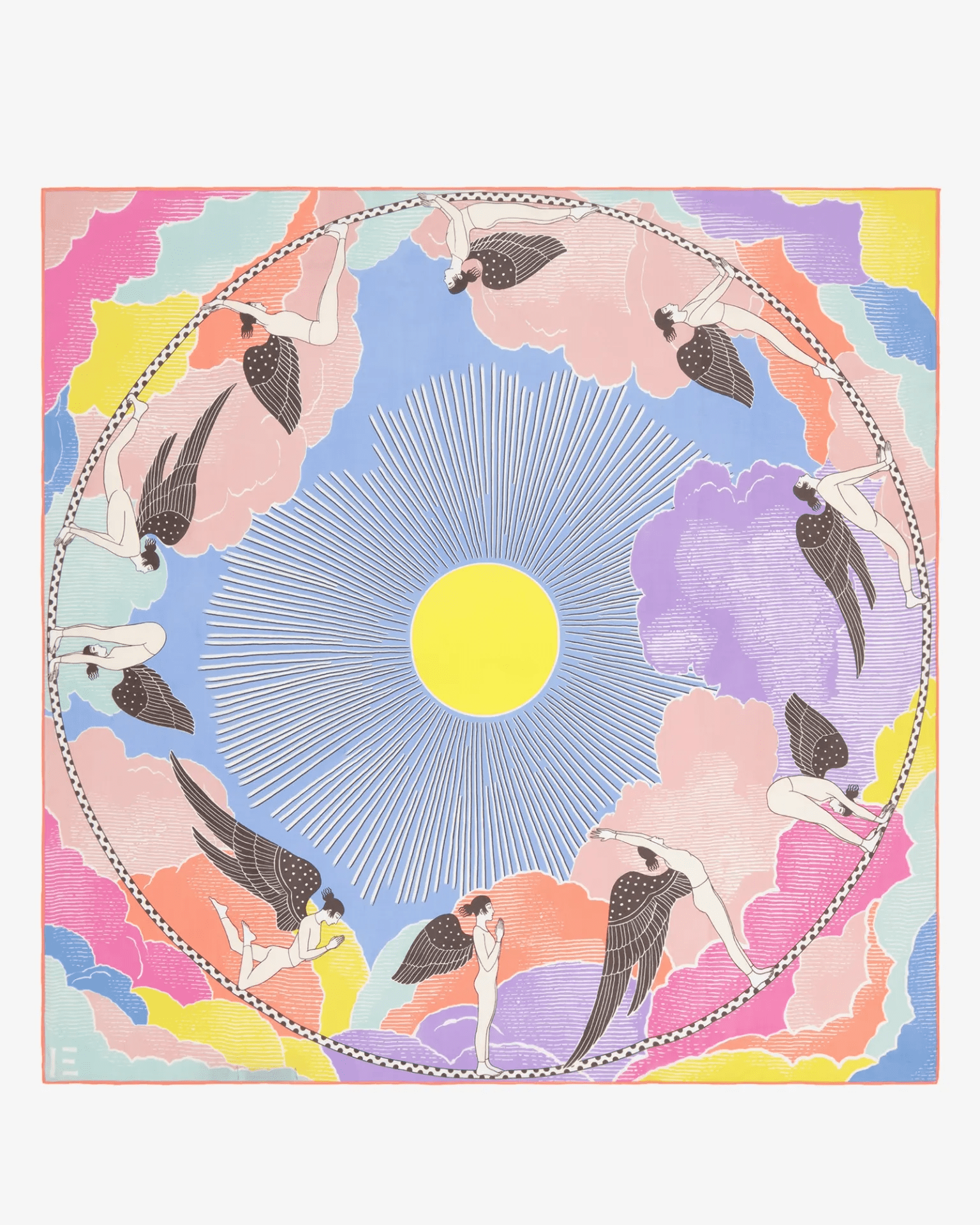 Inoui Editions Square 100 Yoga in Multicolor