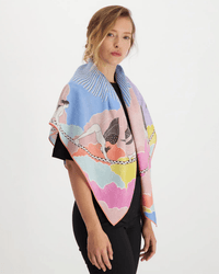 Square 100 Yoga in Multicolor - Bliss Boutiques