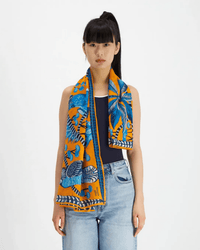 Square 130 Cerise in Orange - Bliss Boutiques