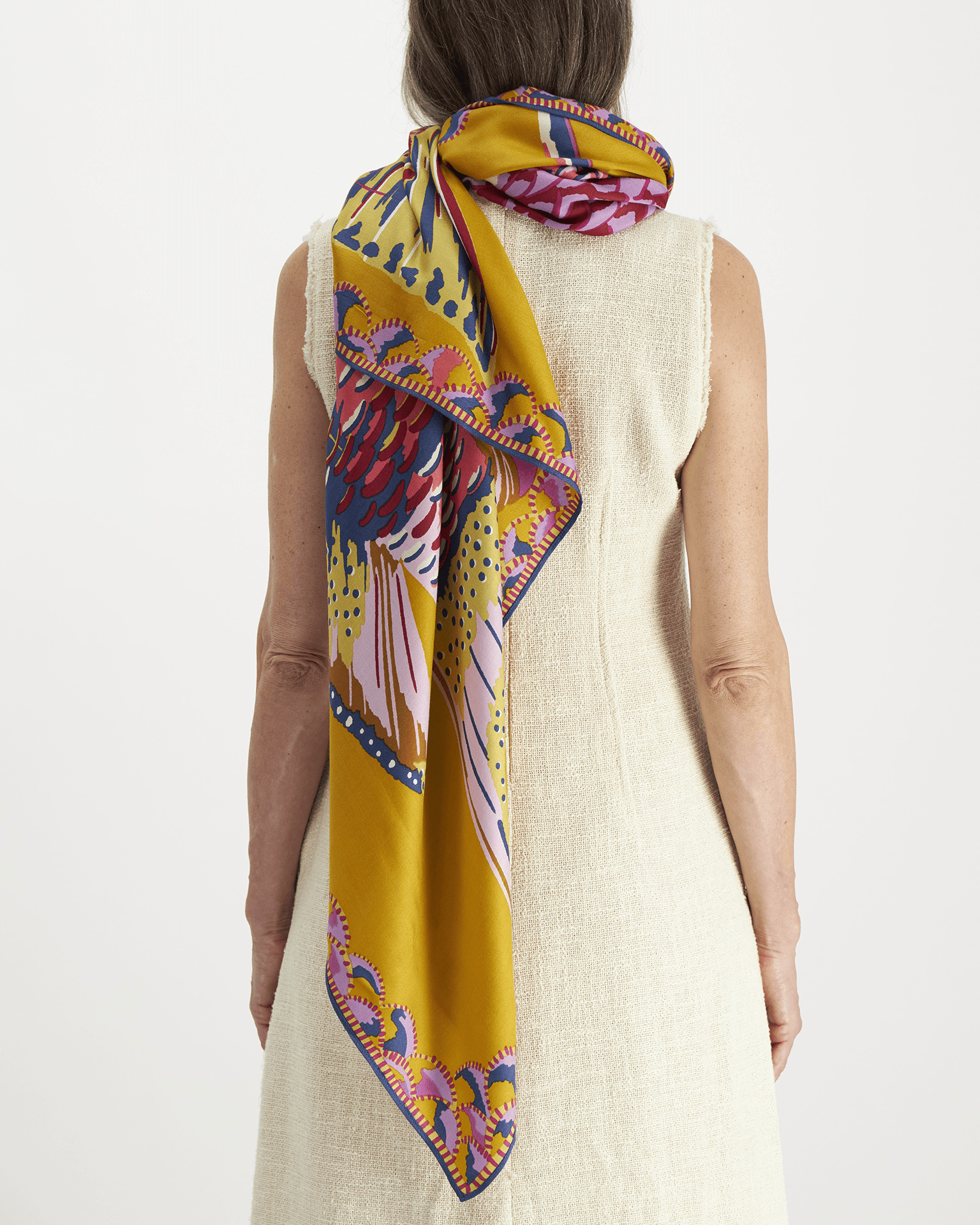 Inoui Editions Accessories Yellow Square 130 Tango in Yellow