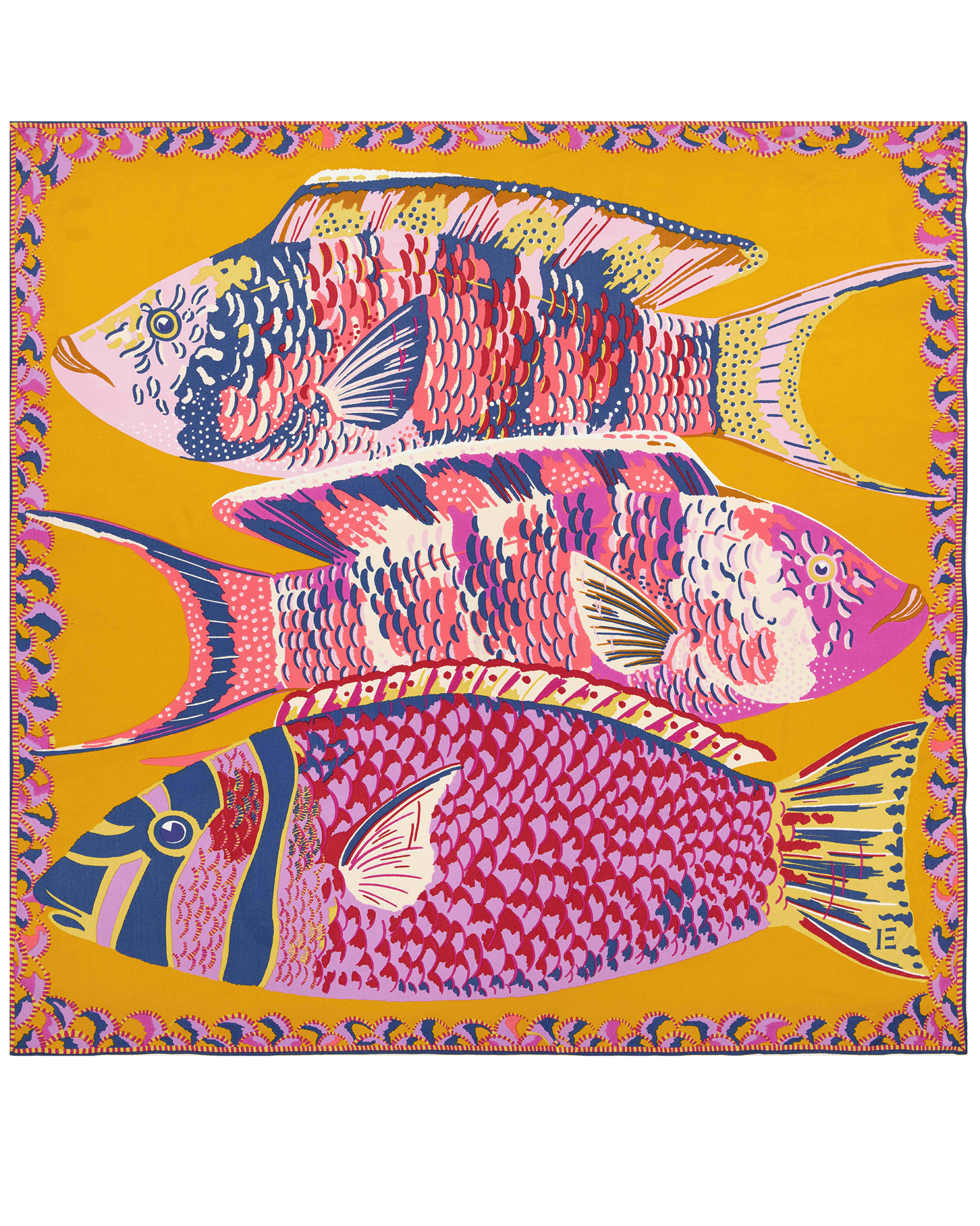 Inoui Editions Accessories Yellow Square 130 Tango in Yellow