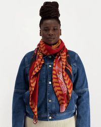 Square 130 Toucan in Red - Bliss Boutiques