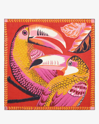 Square 130 Toucan in Red - Bliss Boutiques