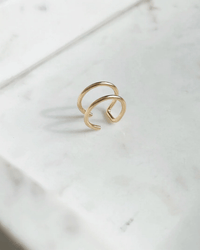 Token Jewelry Double Wrap Ear Cuff in 14K Gold Fill