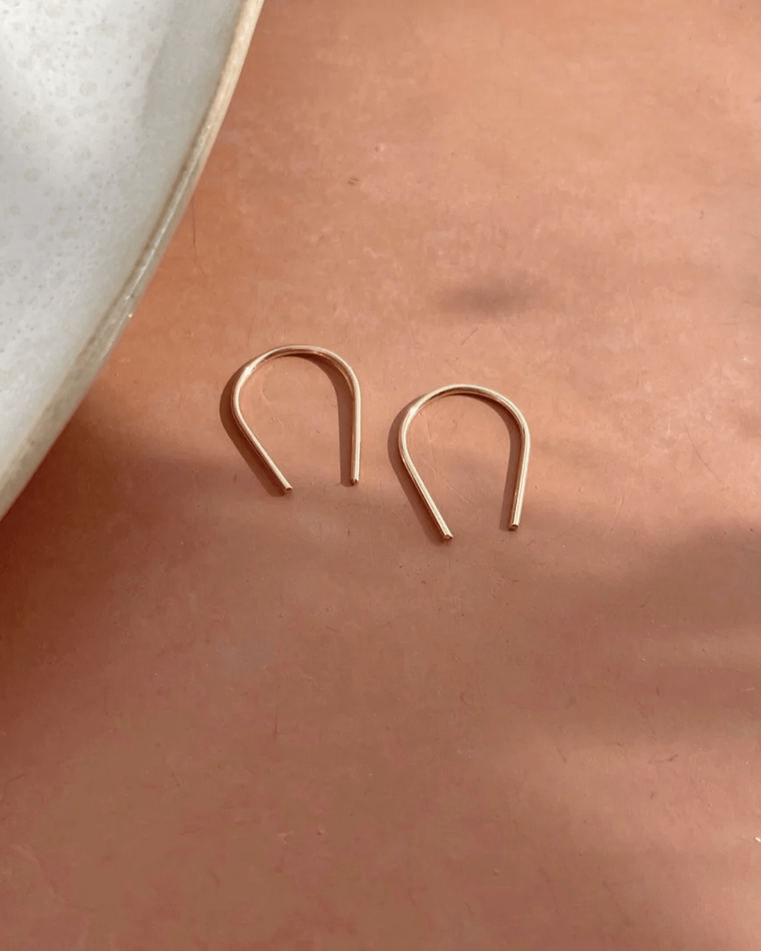 Token Jewelry Jewelry 14K Gold Fill Medium Horseshoe Earrings in 14K Gold Fill