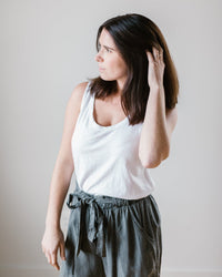 Velvet by Graham & Spencer Joy Tank Top in White