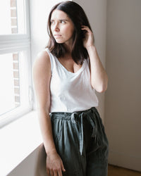 Velvet by Graham & Spencer Joy Tank Top in White