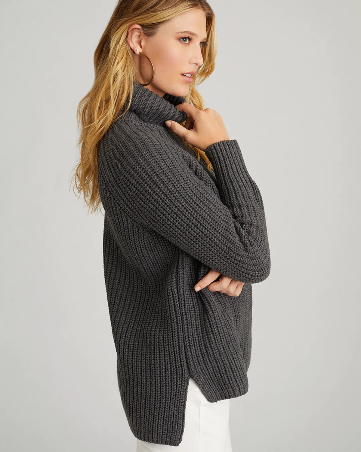 Stella Pullover in Charcoal Heather