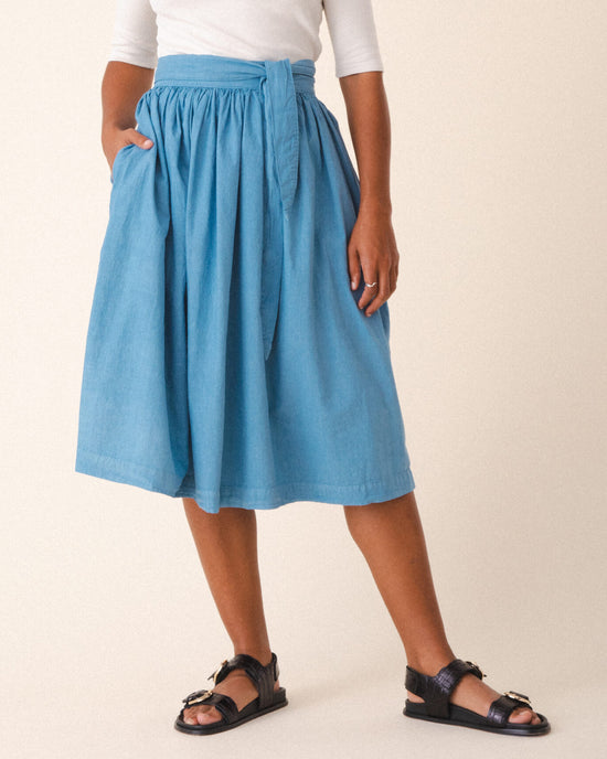 Prairie Underground Interval Skirt in Mid-Blue 
