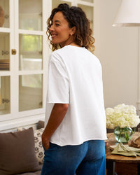 Frank & Eileen Clothing Perry Crew SS Tee in White