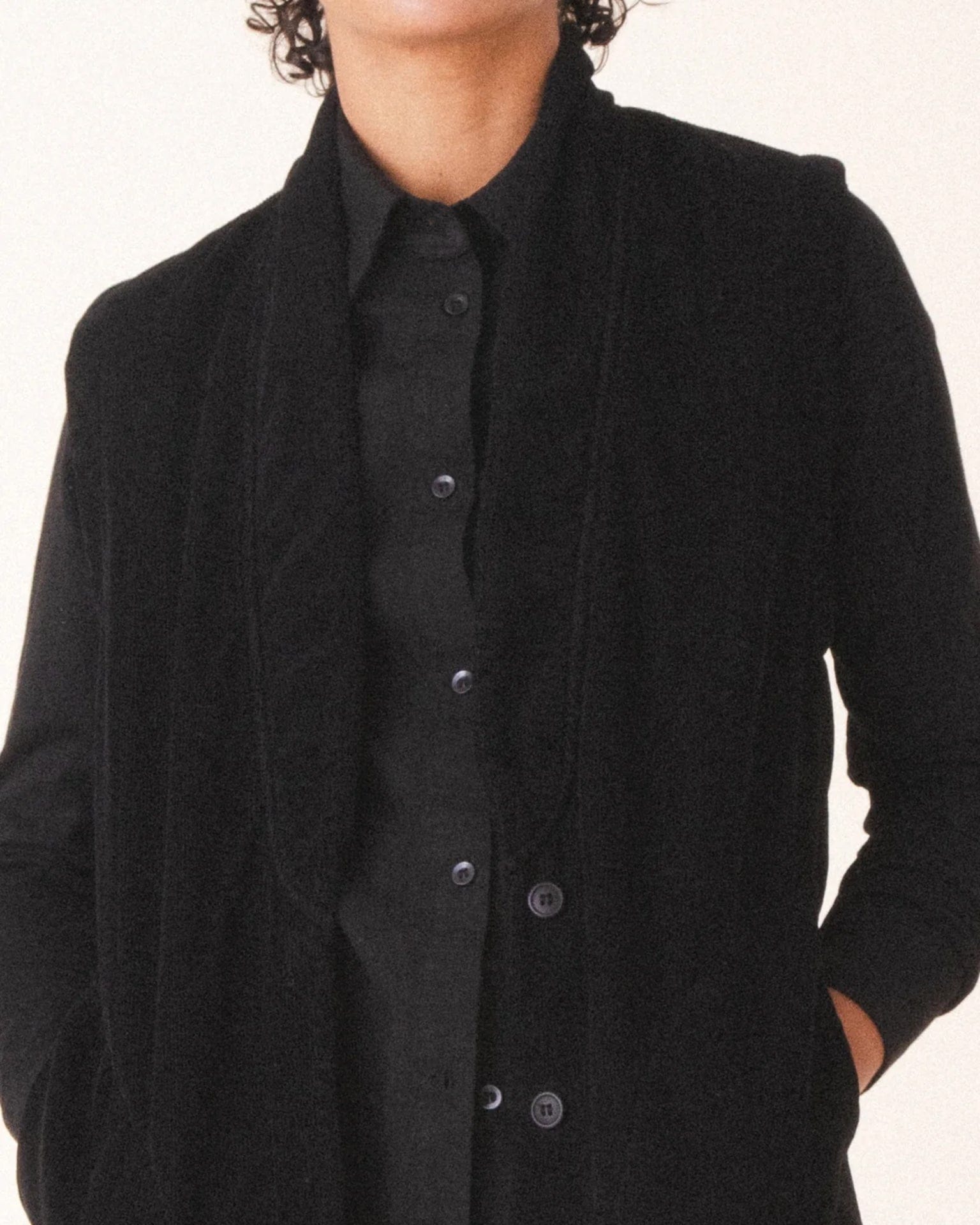 Fireside Vest in Black - Bliss Boutiques