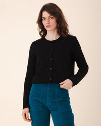 Undone Cardi in Black - Bliss Boutiques