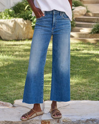 Galway Wide-Leg Jean in 2002 Mid Wash Blue