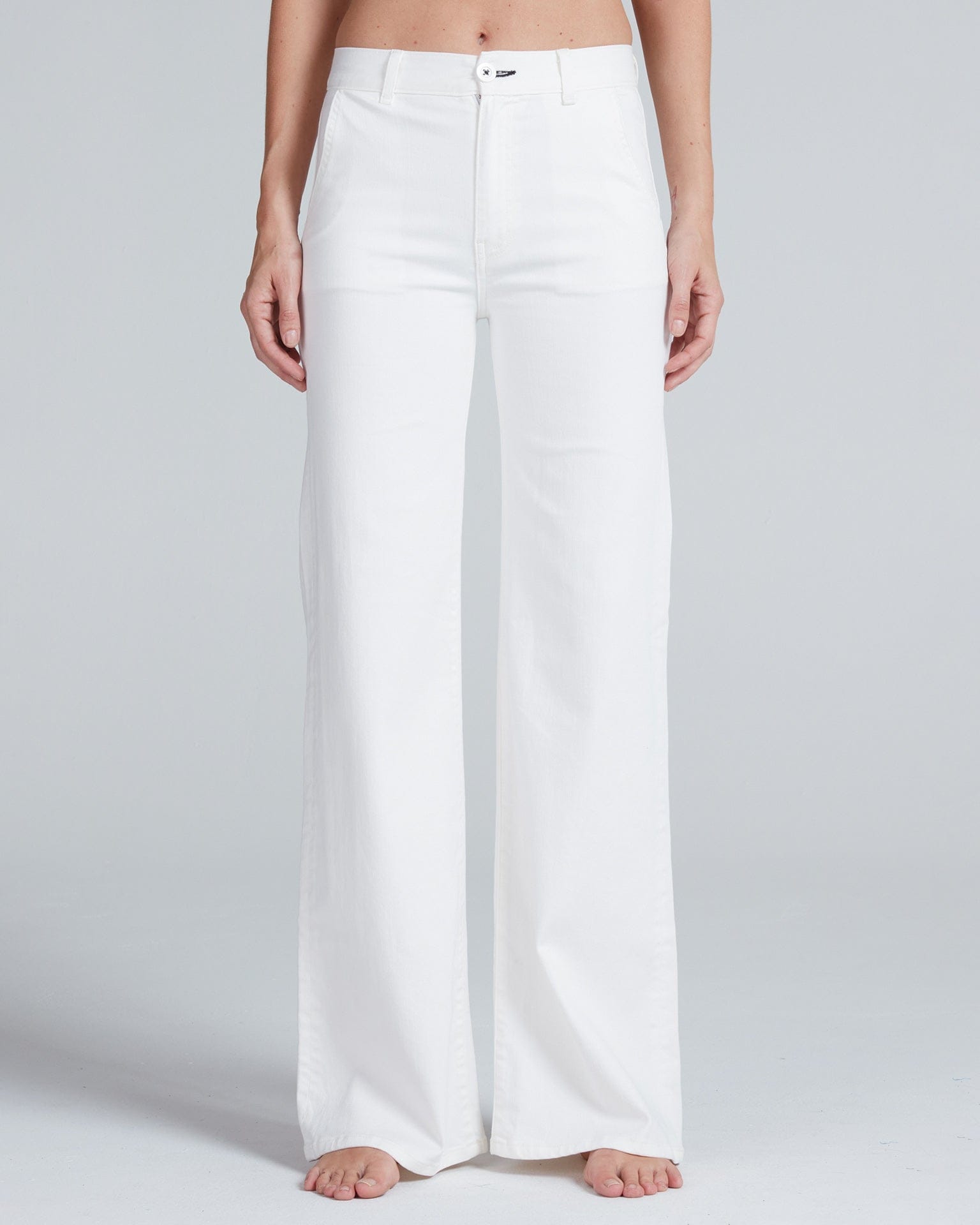 Brighton Trouser in Ivory