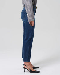 Citizens of Humanity Denim Delfina High Rise Straight in Pierre