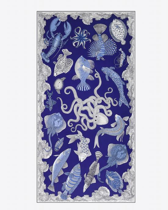 Inoui Editions Scarf / Etole 100 Poseidon in Blue 