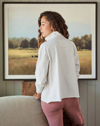 Patrick - Popover Henley in Vintage White