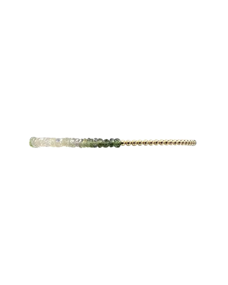 2MM Sig Bracelet with Envy Ombre & Yellow Gold