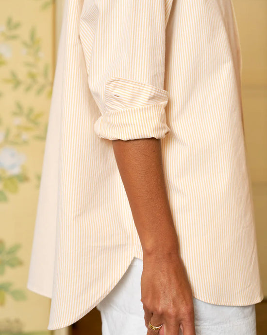 Frank & Eileen Shirley Oversized Button Up in Yellow 
