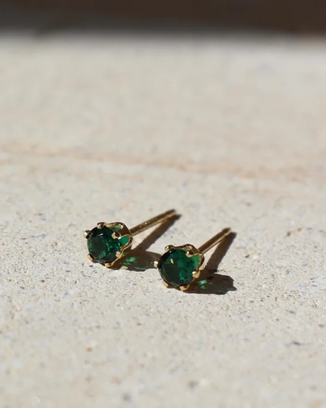 May Birthstone Studs in 14K Gold Fill