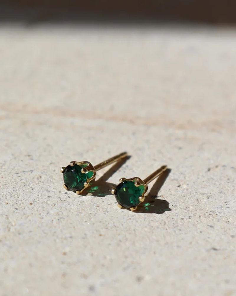 May Birthstone Studs in 14K Gold Fill