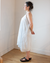 Lia Darted Front Dress in Seafoam Cotton Silk