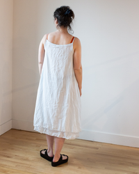 Lia Darted Front Dress in Seafoam Cotton Silk