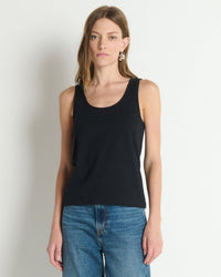 Hailey Tank in Jet Black - Bliss Boutiques