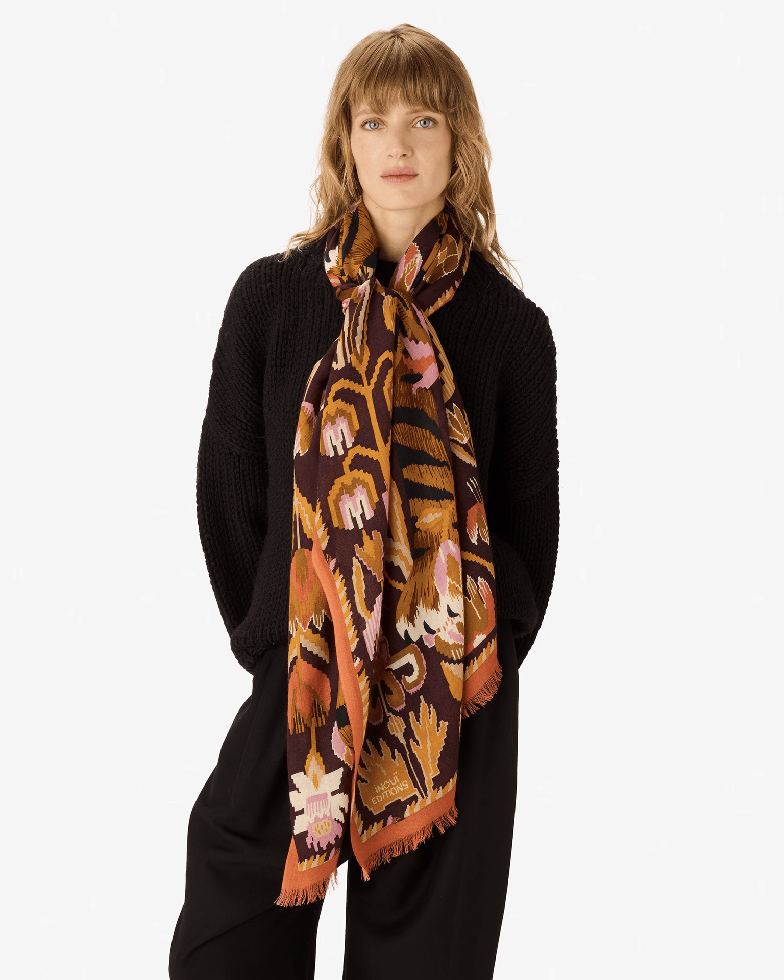 Scarf / Etole 70 Jorgen in Caramel