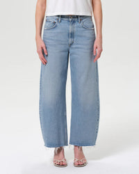 AGOLDE Denim Low Curve Fray In Force