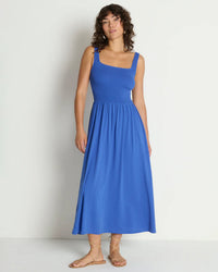 Adeline Midi Dress in Lapis