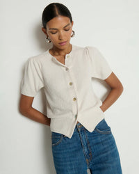 Anne Marie Cardigan in Porcelain